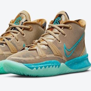 Kyrie basketball shoes aquamarine